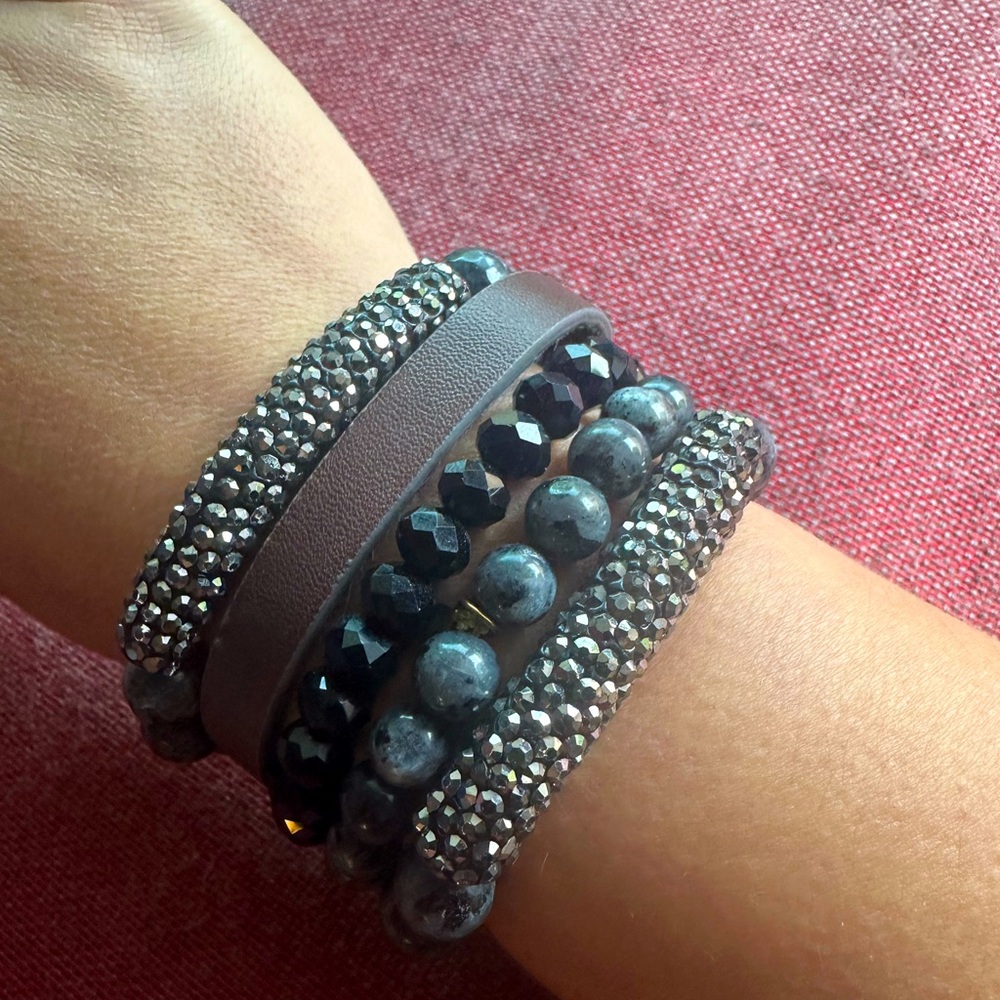 Erimish 5 piece stack Metallic